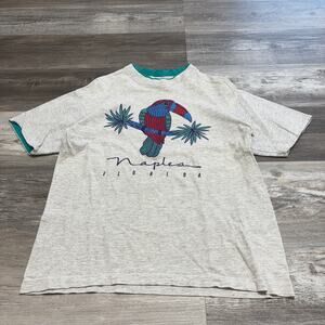 Vintage Signal Sports‎ Naples Florida Gray Women L Toucan Bird Destination Shirt